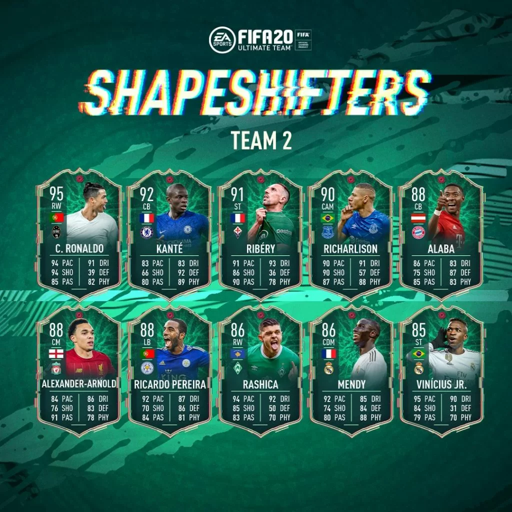 Shapeshifters Team 2