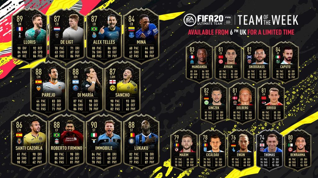 TOTW 21 FIFA 20