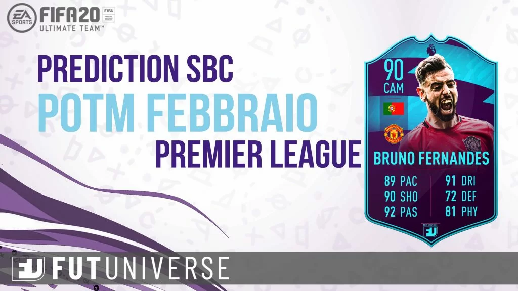 Bruno Fernandes POTM Febbraio Premier League Prediction Cover