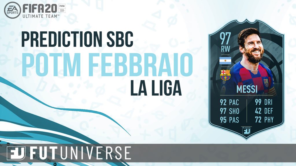 Messi POTM Febbraio Liga Prediction Cover