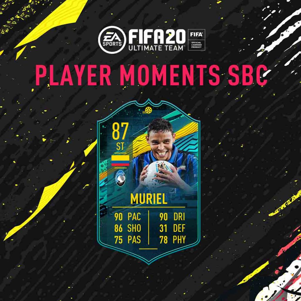 SBC Luis Muriel Momenti Giocatore