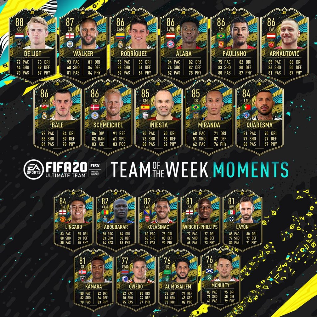 TOTW Moments 1 FIFA 20