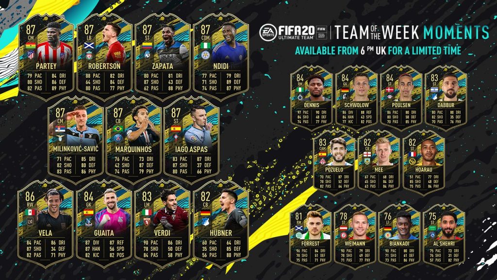 TOTW 29 FIFA 19