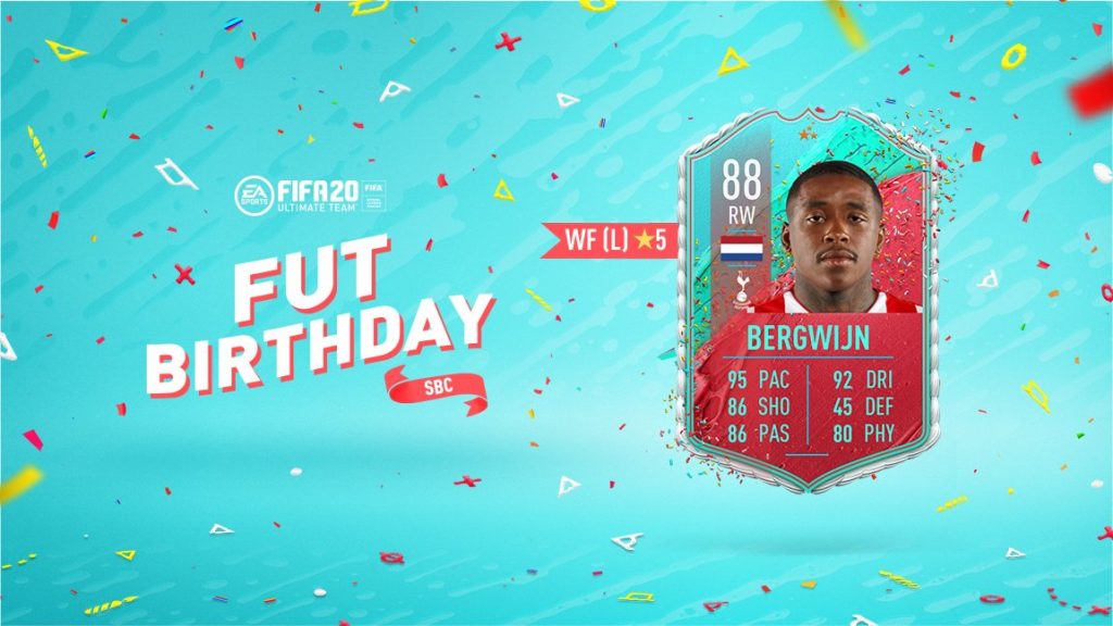 SBC Bergwijn FUT Birthday