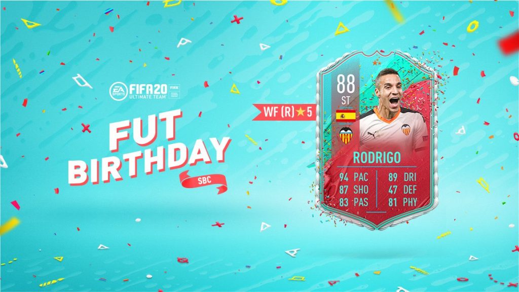 SBC Rodrigo FUT Birthday