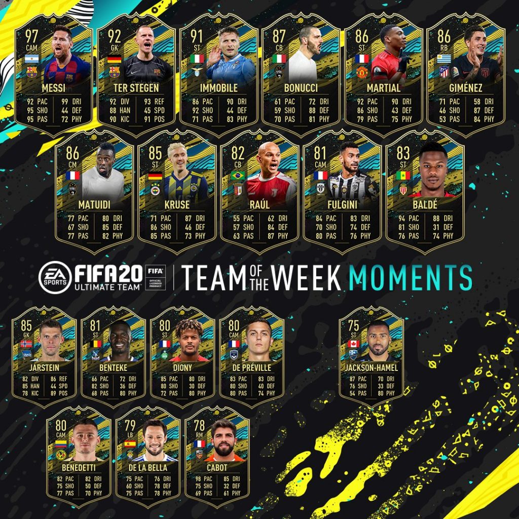 TOTW Moments 5