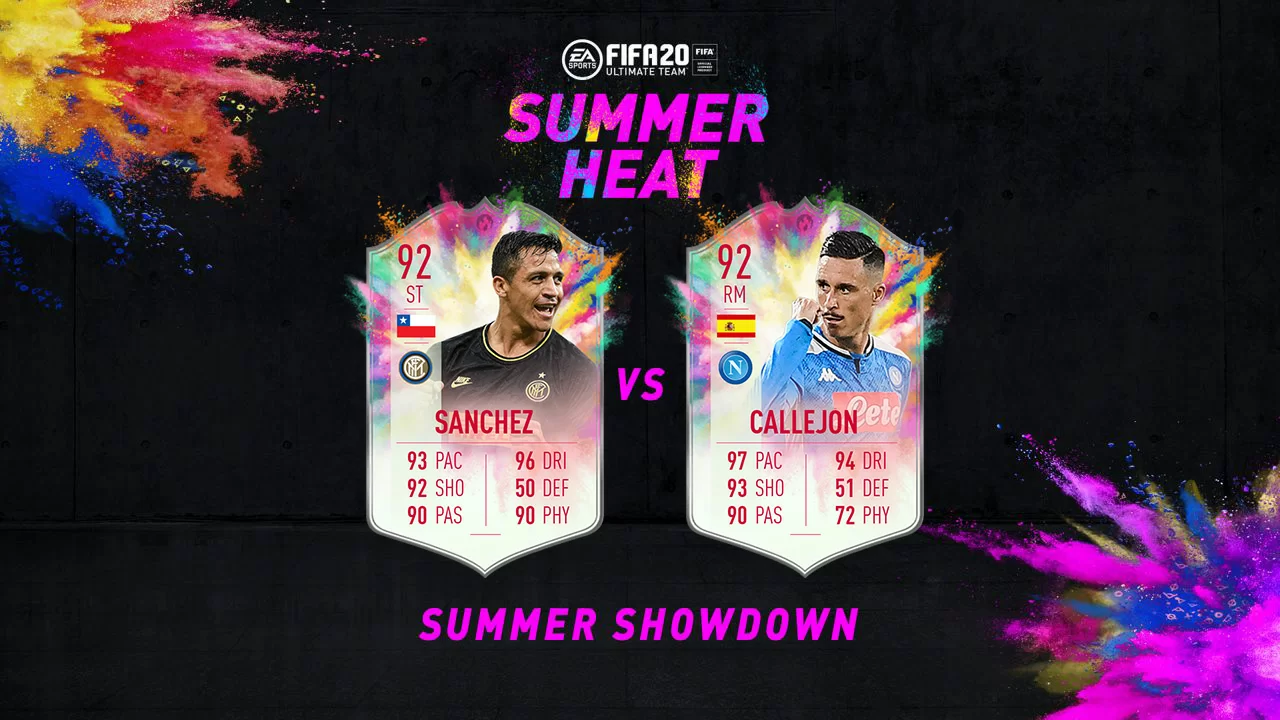 Callejon Sanchez FIFA 20 Summer Heat Summer Showdown