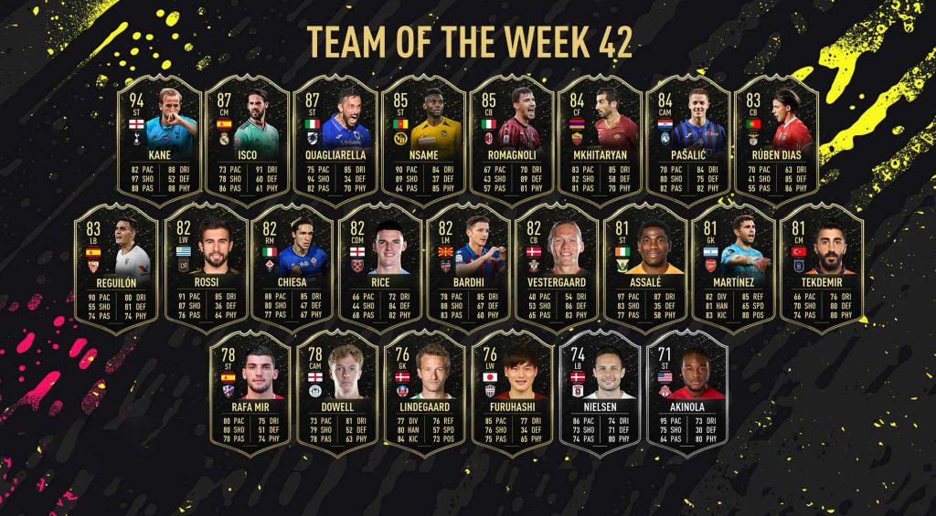 TOTW 42 FIFA 20