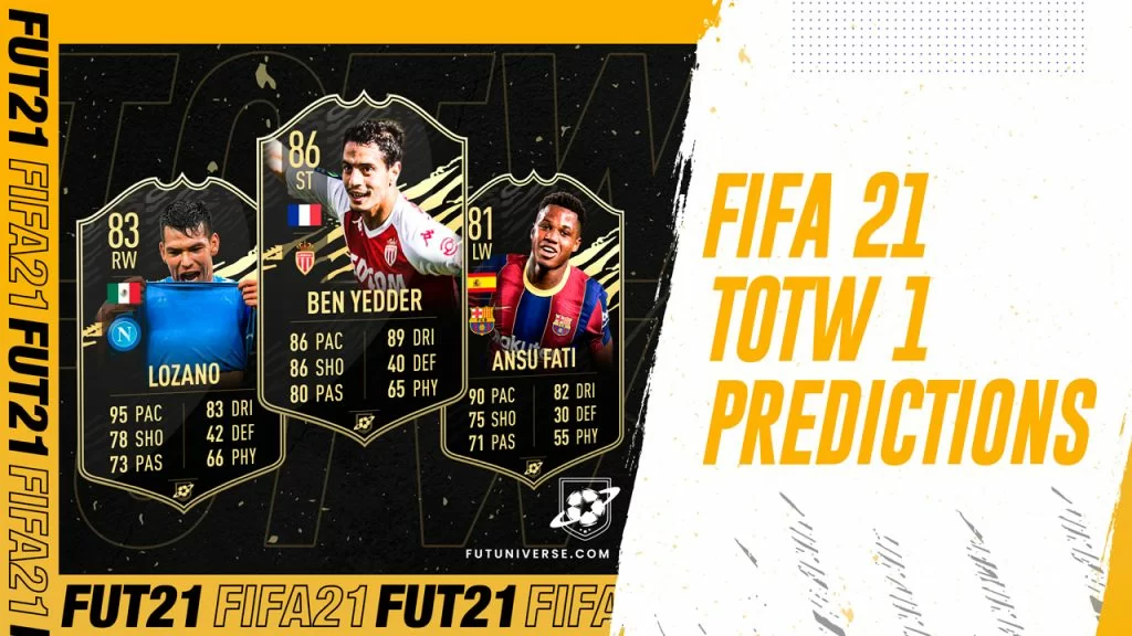 FIFA 21 TOTW 1 Predictions