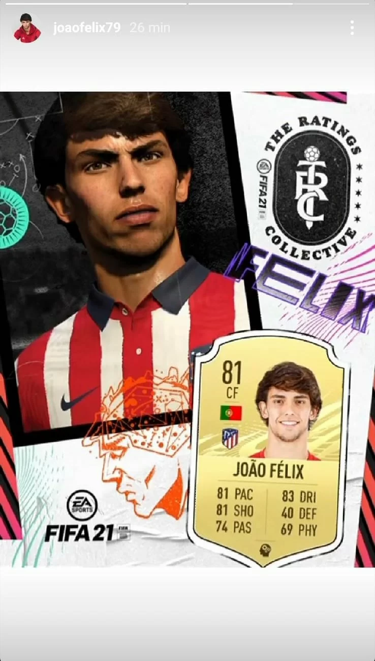 Joao Felix card FIFA 21