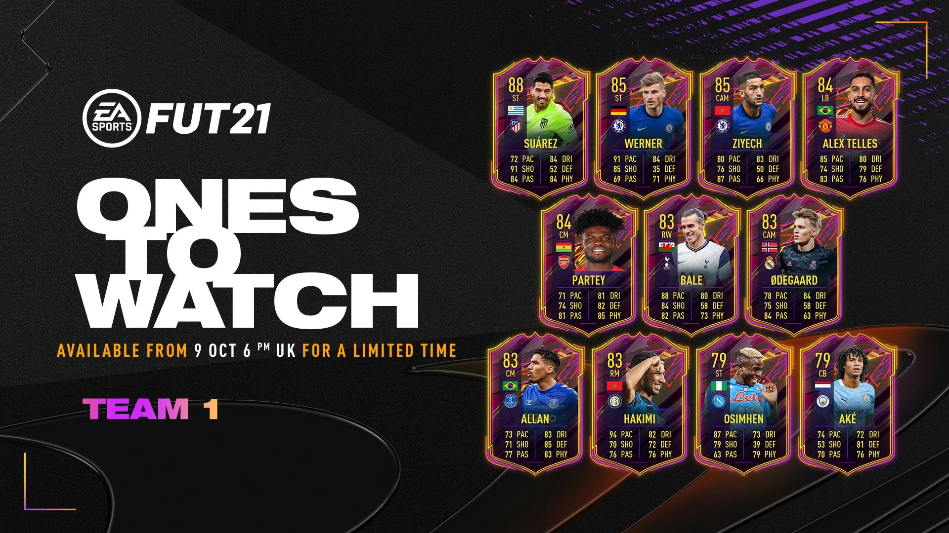 Ones to Watch FIFA 21 - Team 1