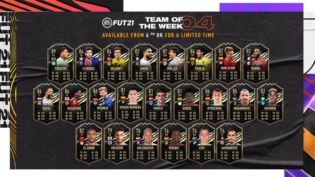 TOTW 4 FIFA 21