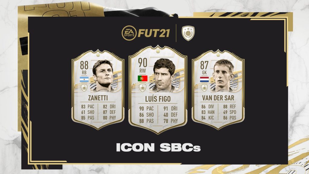 SBC Icone Figo Van der Sar Zanetti