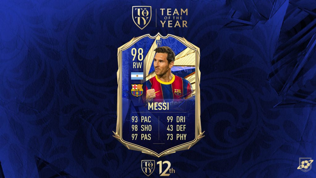 Messi TOTY 12