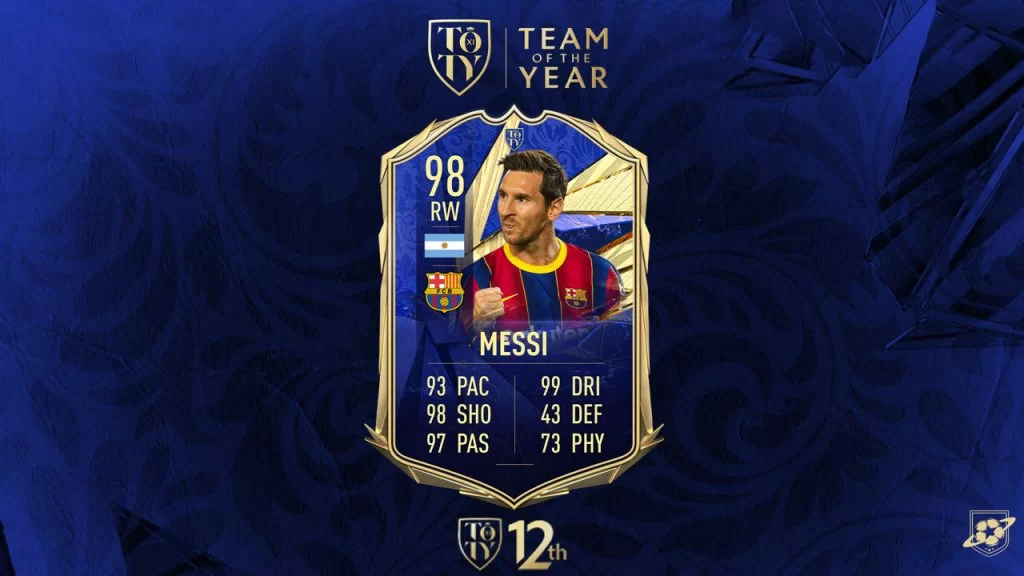 Messi TOTY 12