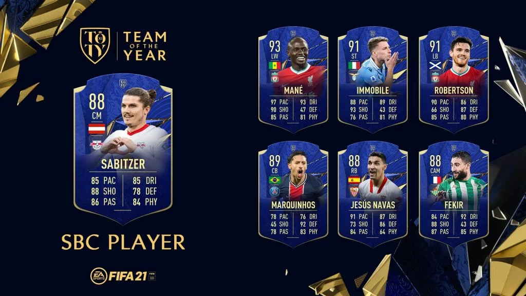 SBC Sabitzer Menzione d'onore TOTY