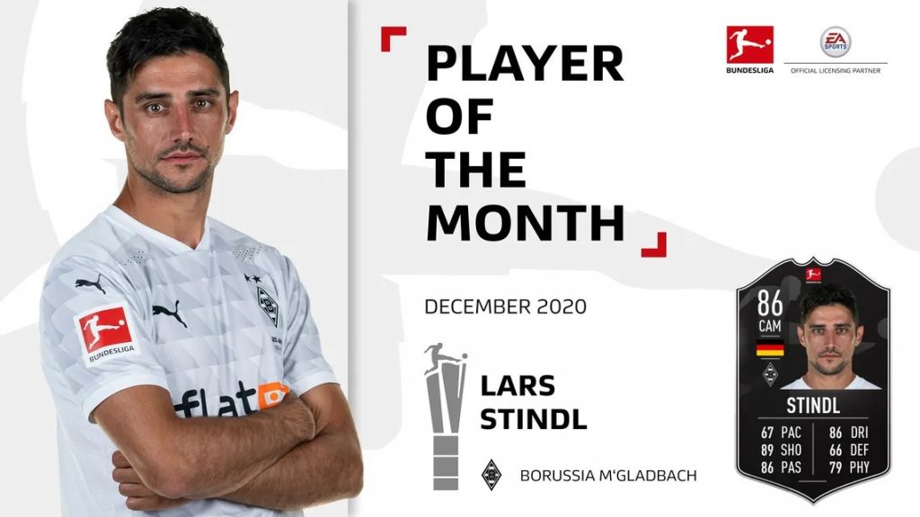 Stindl POTM Dicembre Bundesliga