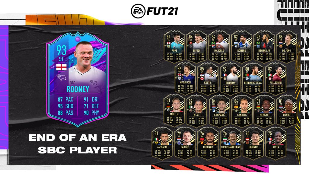 SBC Rooney Fine di un'era