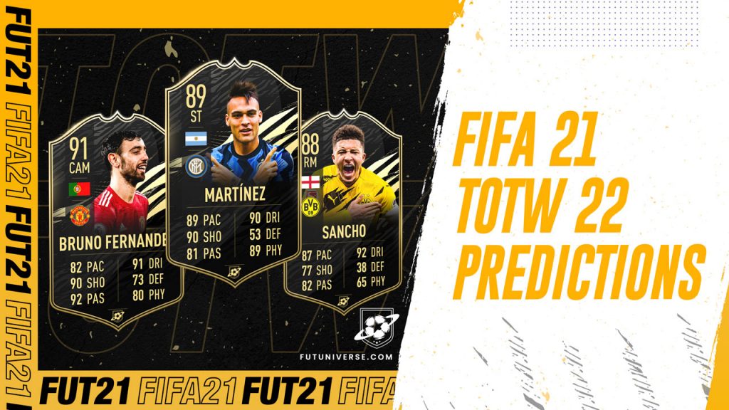 Prediction TOTW 22 Fifa 21