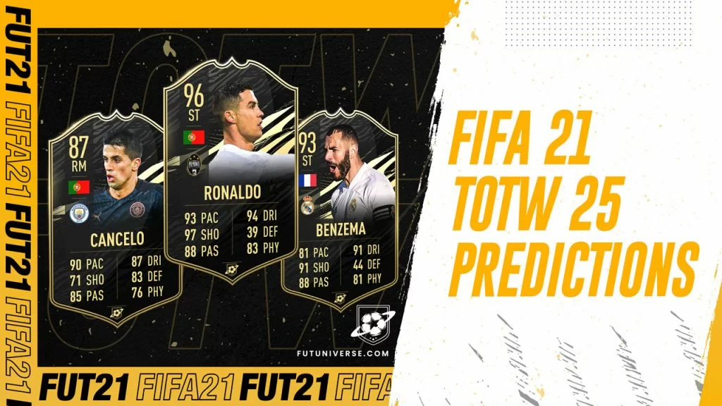 TOTW 25 Predictions FIFA 21