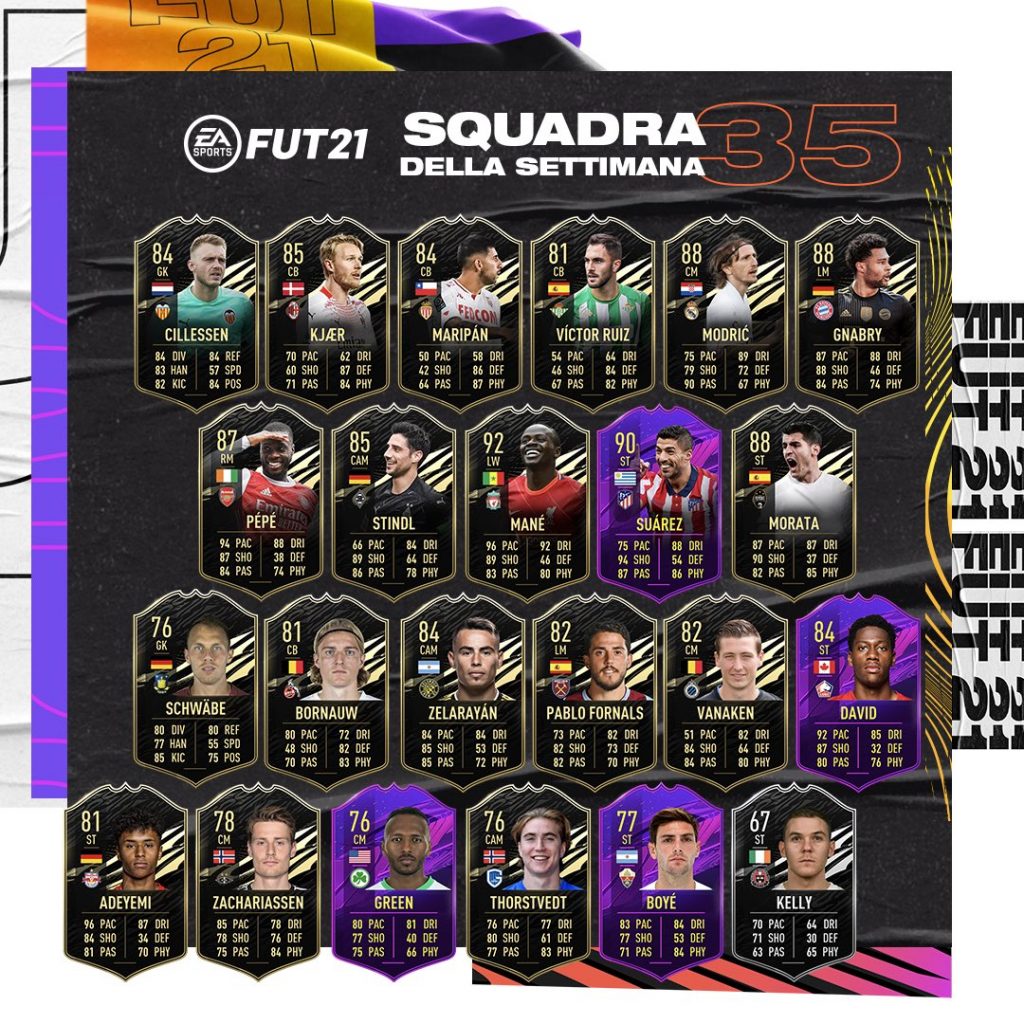 TOTW 35 FIFA 21