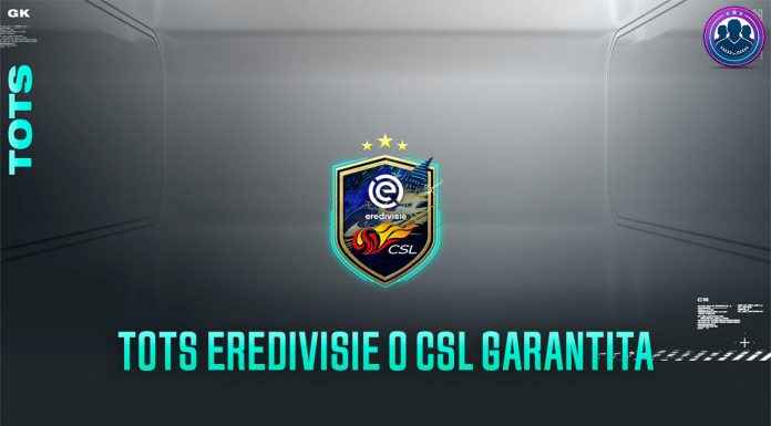 TOTS Eredivisie o CSL garantita