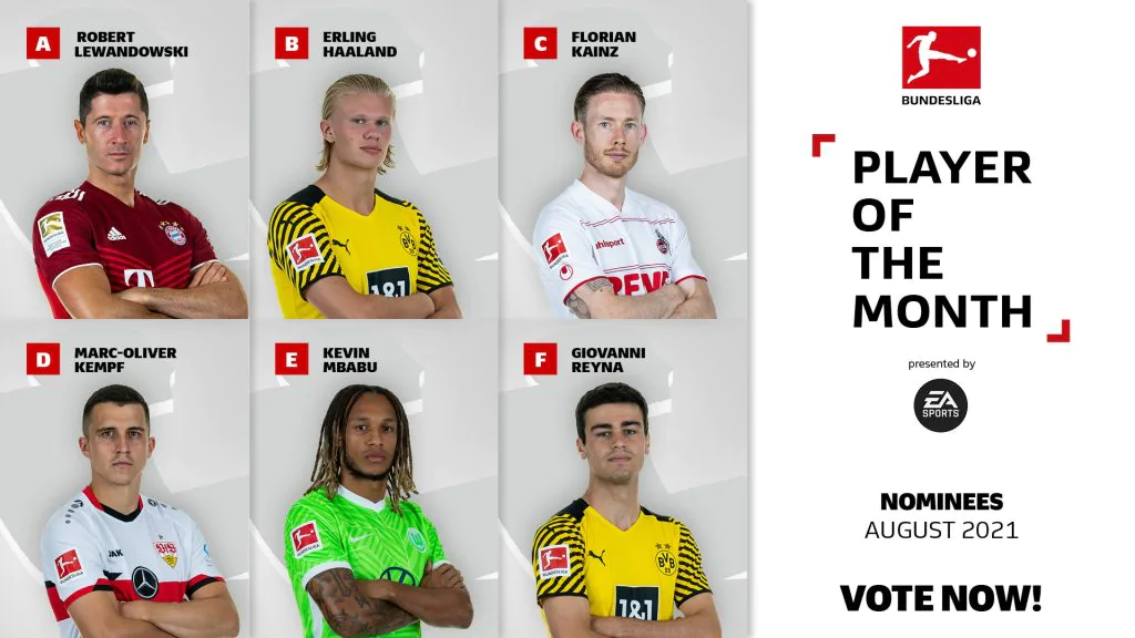 Candidati POTM agosto Bundesliga FIFA 22