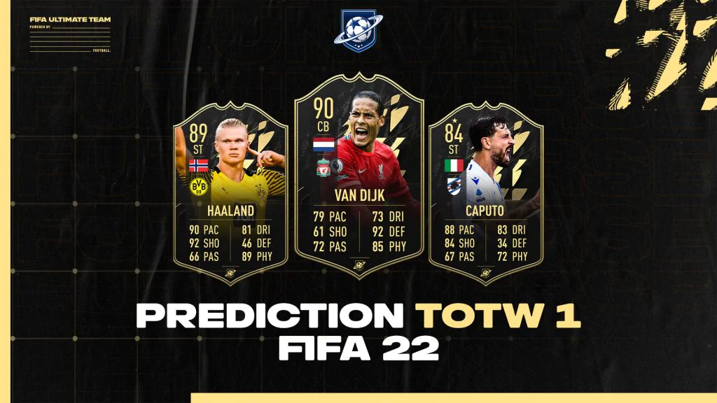 TOTW 1 Prediction FIFA 22