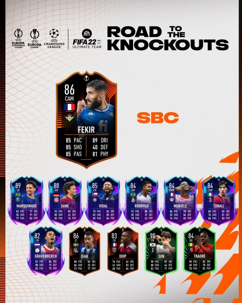 SBC Nabil Fekir FIFA 22 Road to the Knockouts