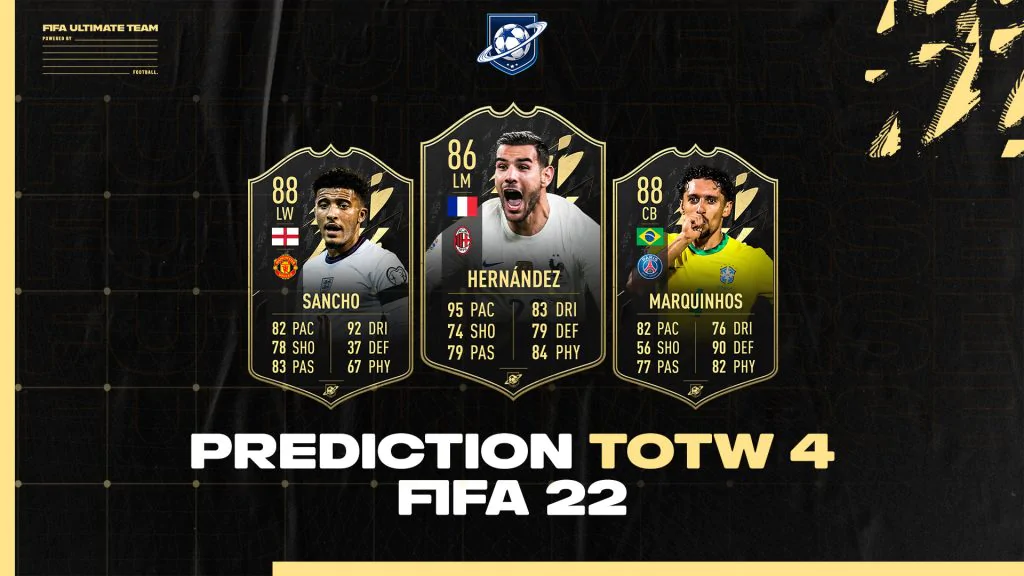 TOTW 4 Prediction FIFA 22