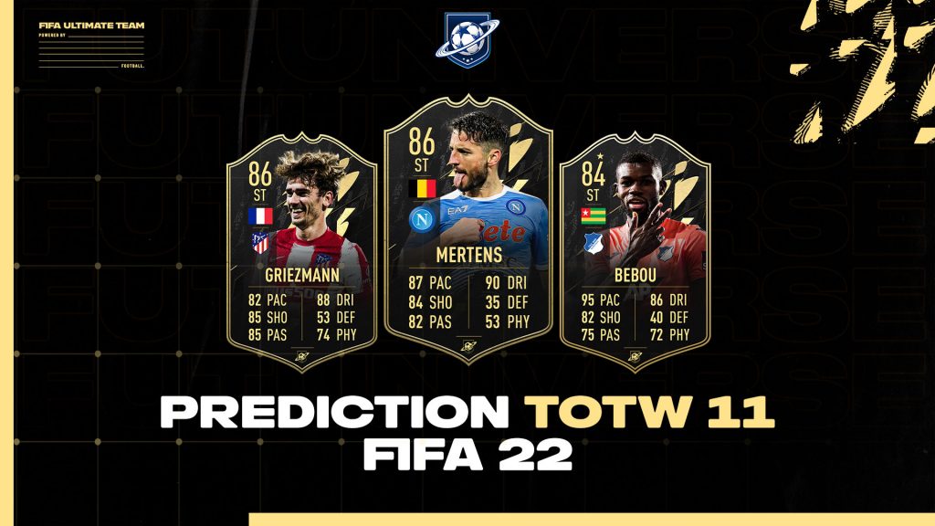 totw 11 PREDICTION FIFA 22