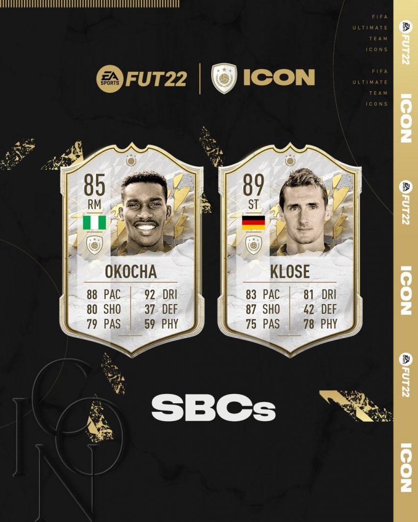 SBC Klose e Okocha ICON