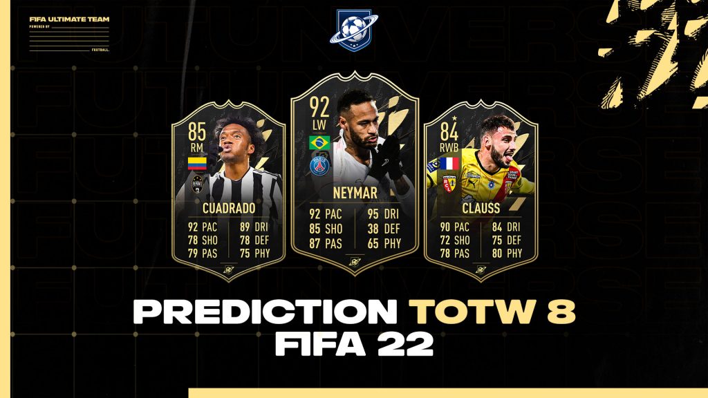 TOTW 8 prediction FIFA 22