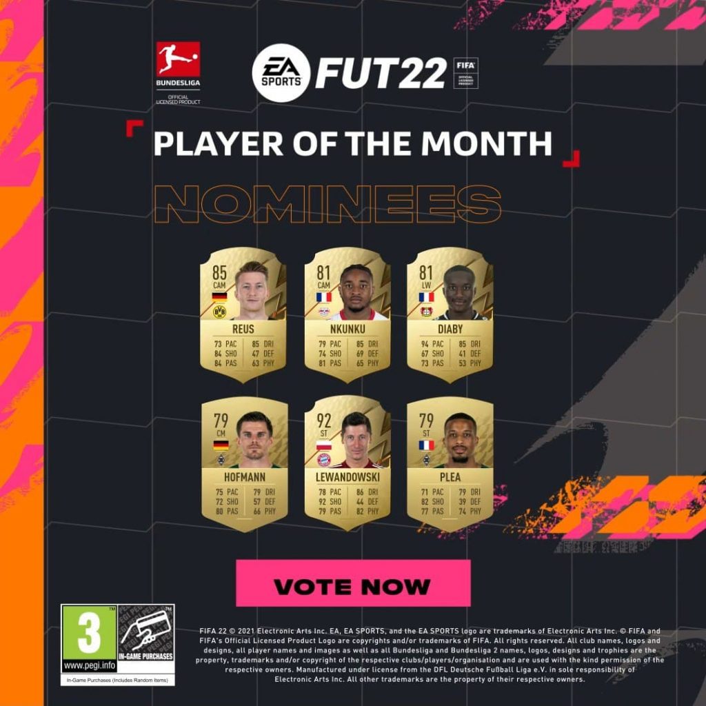 Candidati POTM bundesliga febbraio