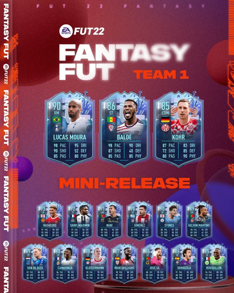 Mini-Release Fut Fantasy Team 1