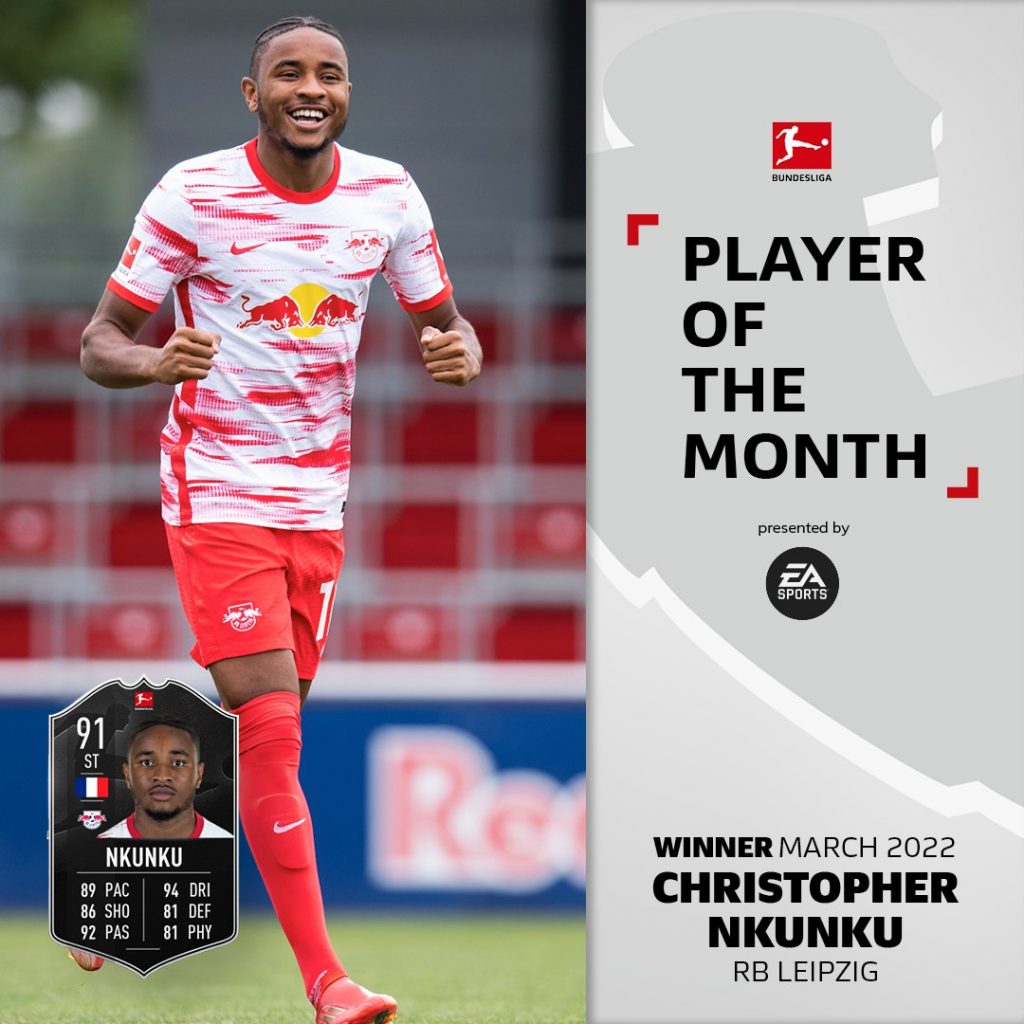 nkunku potm marzo