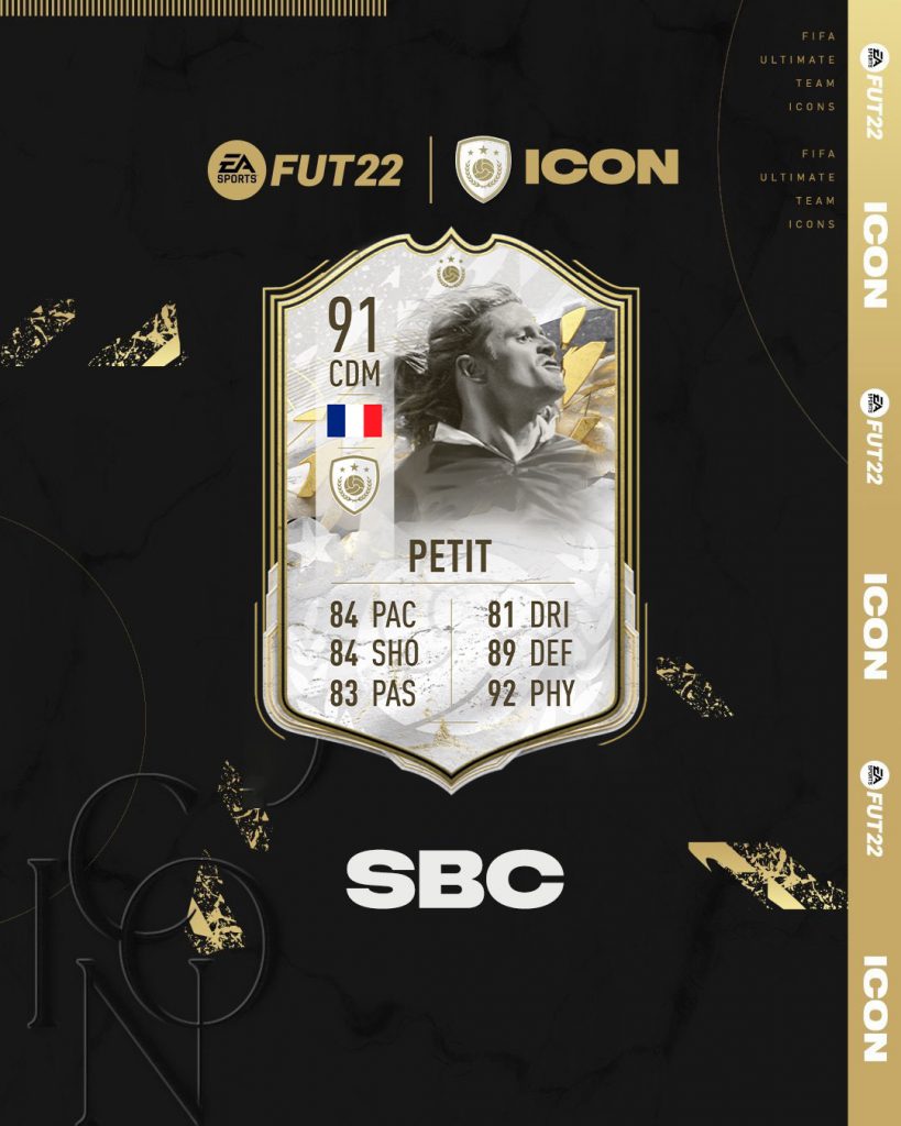 SBC EMMANUEL PETIT FIFA 22