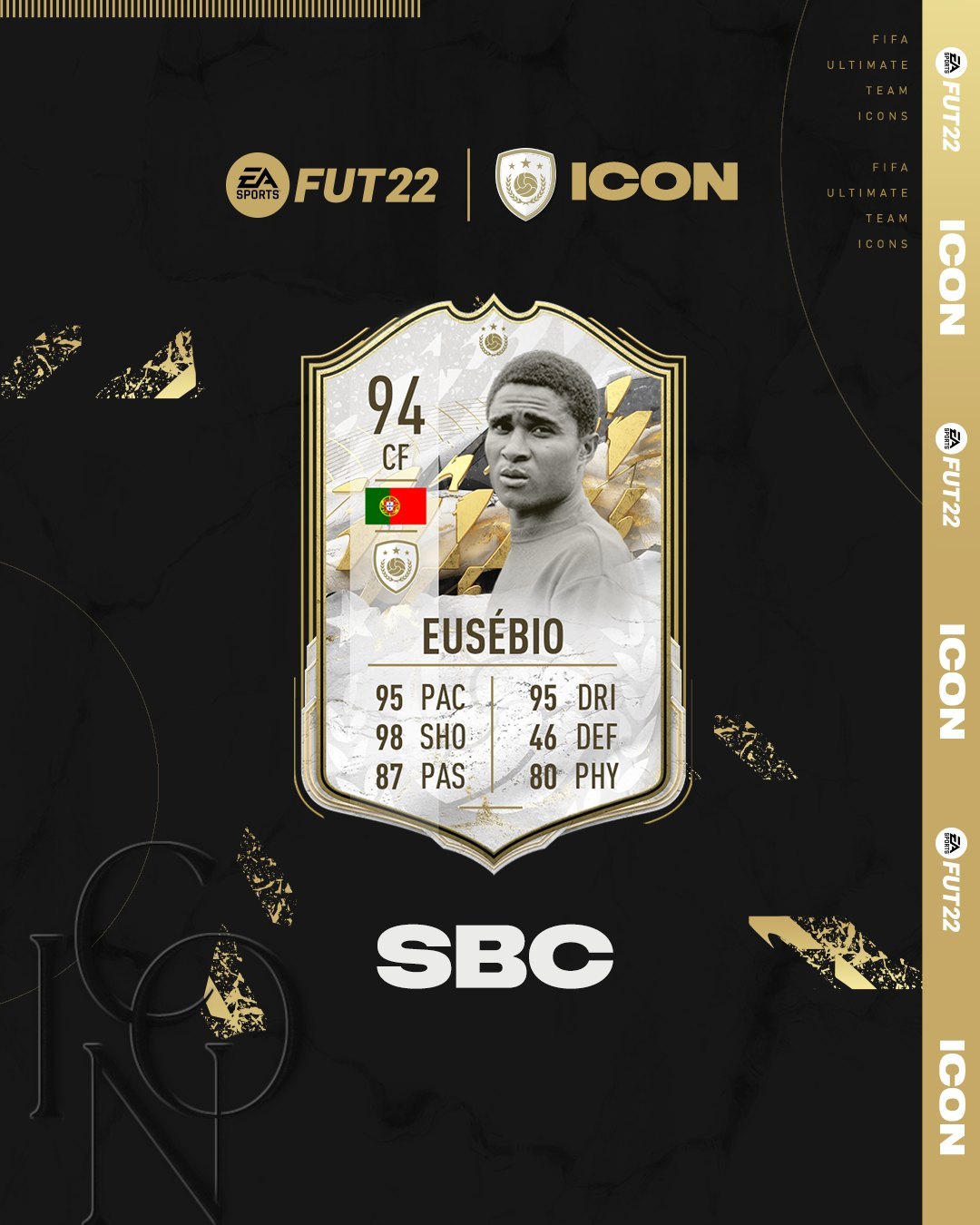 FUT Sheriff - EUSÉBIO🇵🇹 is coming to #FIFA23 as SBC in the