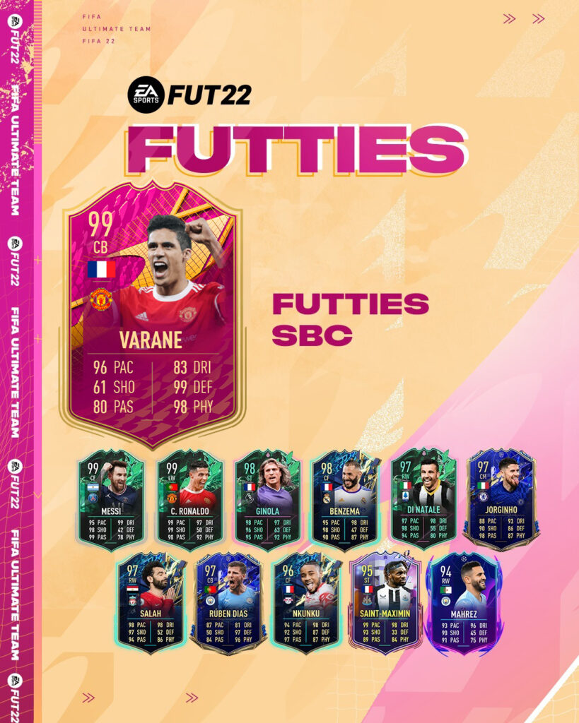 Varane FUTTIES FIFA 22