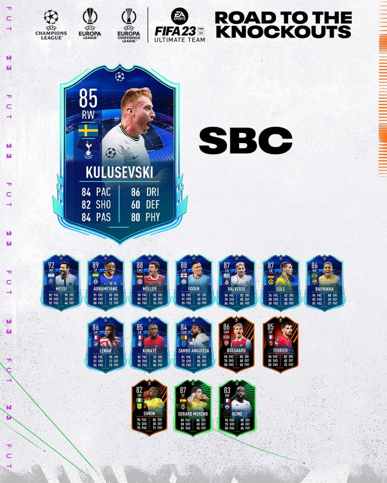 Fifa 23 SBC Kulusevski RTTK - Road to the Knockouts