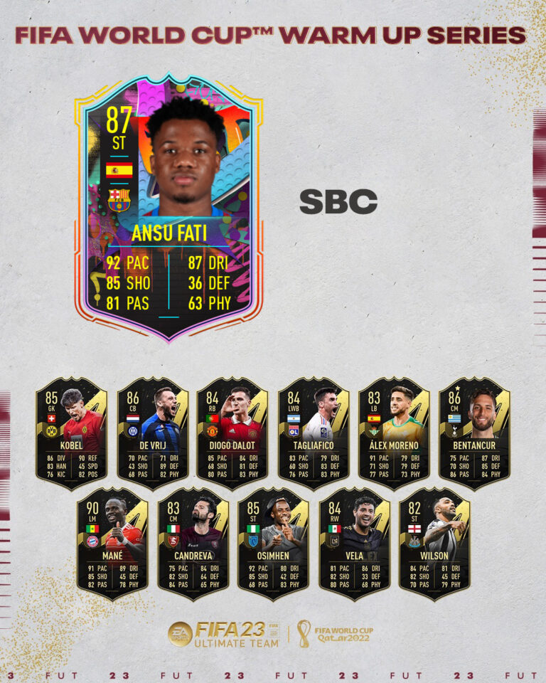 Fifa 23 Sbc Ansu Fati Out Of Position