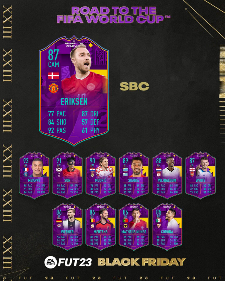 Fifa 23 Christian Eriksen Road to the FIFA World Cup