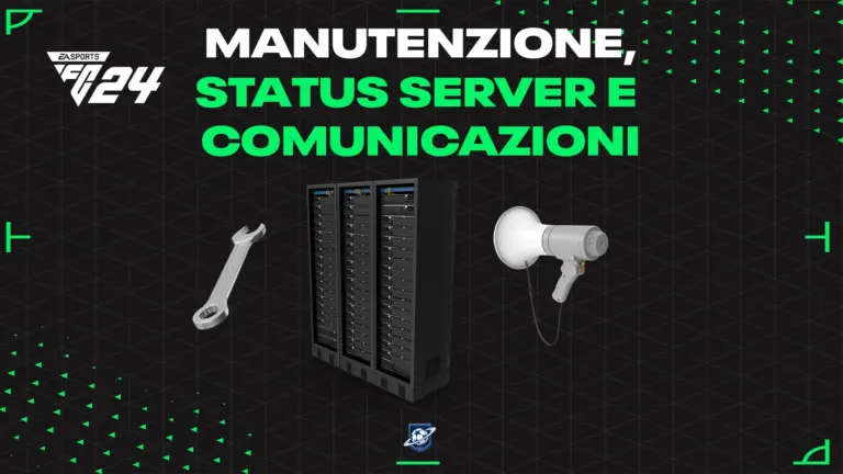 EA FC24 Manutenzione Server EA Status e segnalazione problemi
