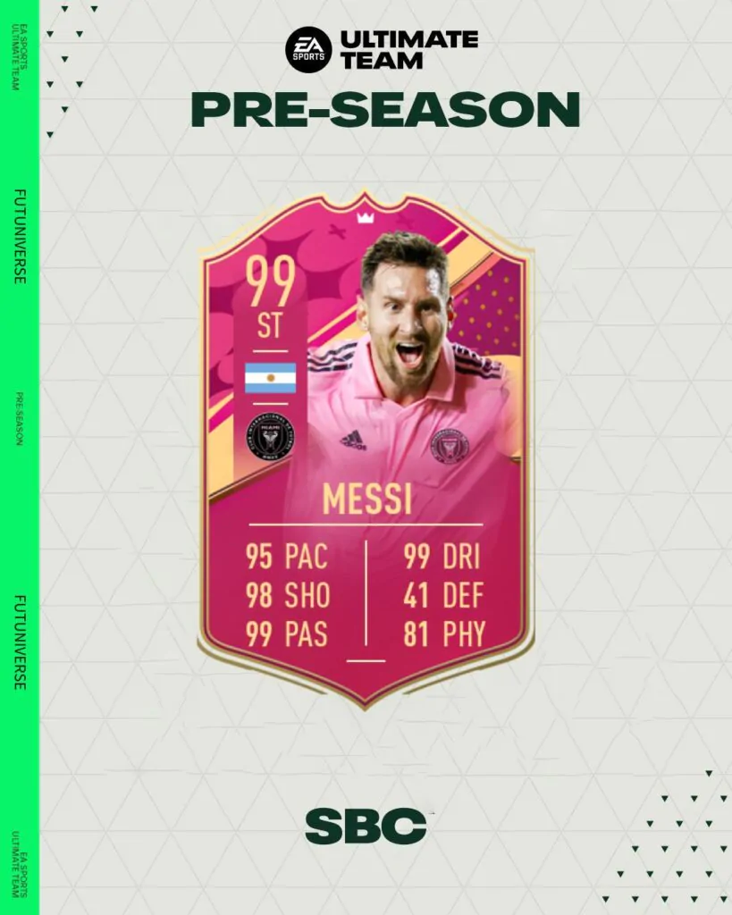 Fifa 23 Sbc Lionel Messi Futties