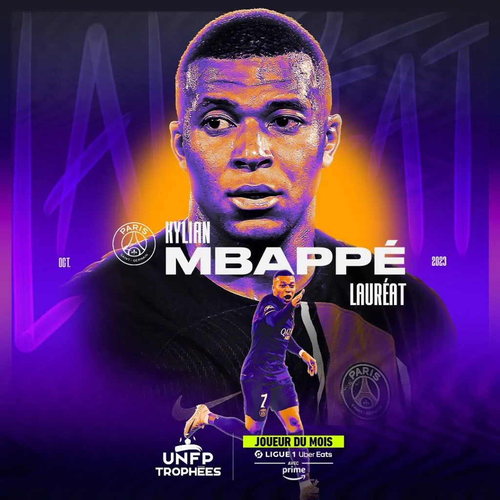 Kylian Mbappé POTM ottobre Ligue 1
