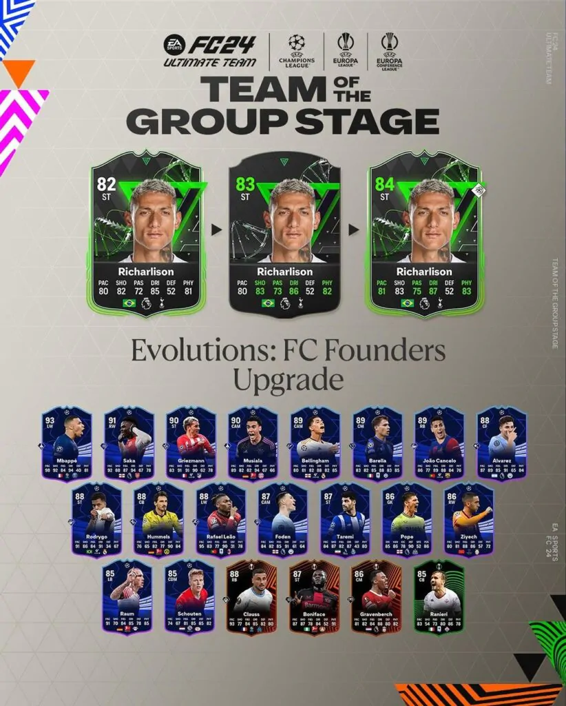 Evoluzione Aggiornamento FC Founder