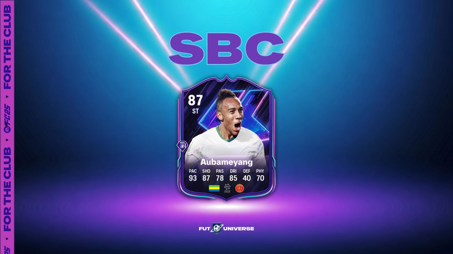 FC 25, ecco l’SBC Flashback di Pierre Emerick Aubameyang