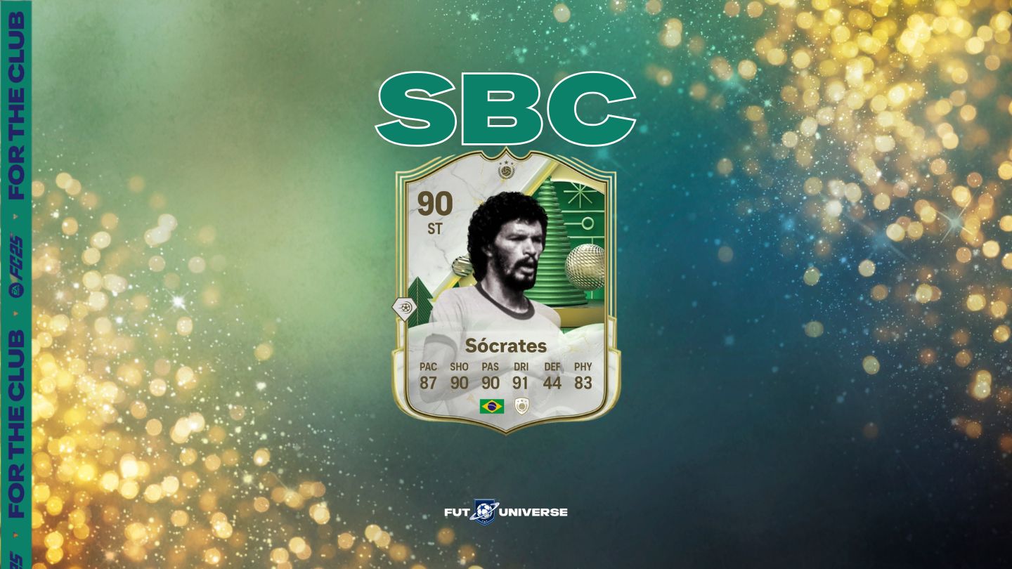 Socrates è la prima Icona SBC Winter di FC 25, ma ha solo un ruolo