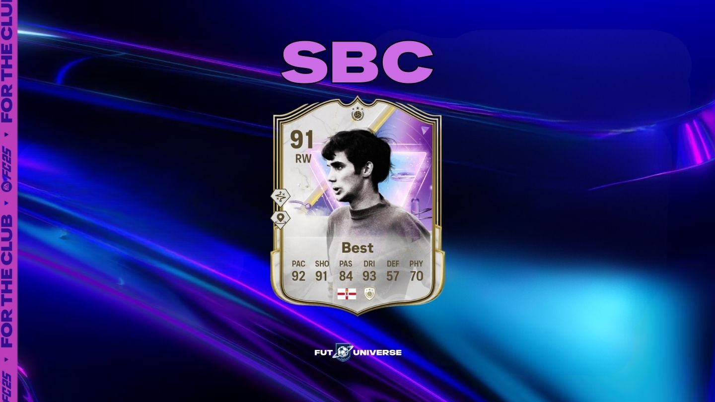 Le SBC di FC 25, George Best (Stelle del Futuro): costo e sfide da fare