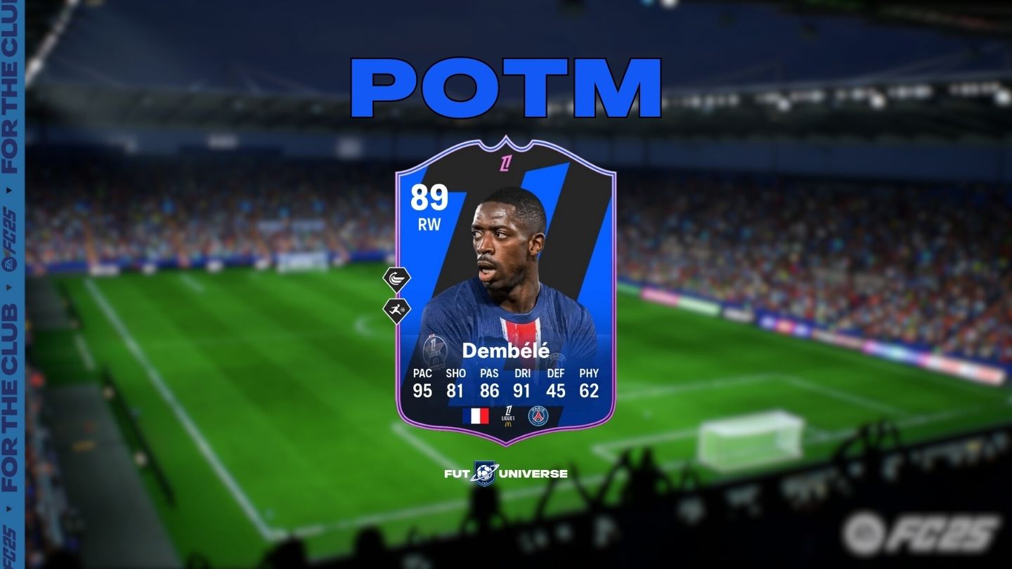 FC 25: Il POTM di Ligue 1 di gennaio 2025 è Ousmane Dembélé, costo e sfide